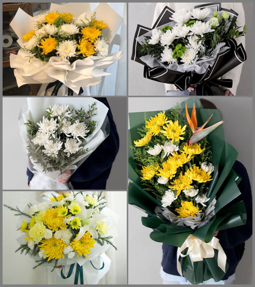 江西景德镇珠山区新村街道白事花束代送